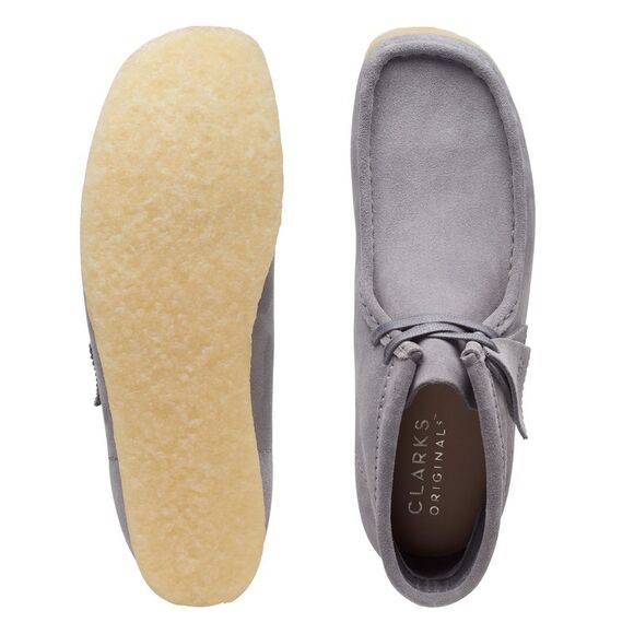 Clarks Mens Wallabee Boot Gray Boots (NWT) - Picture 6 of 6